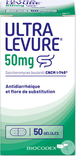Ultra-Levure Saccharomyces Boulardii 50mg Gélules 50