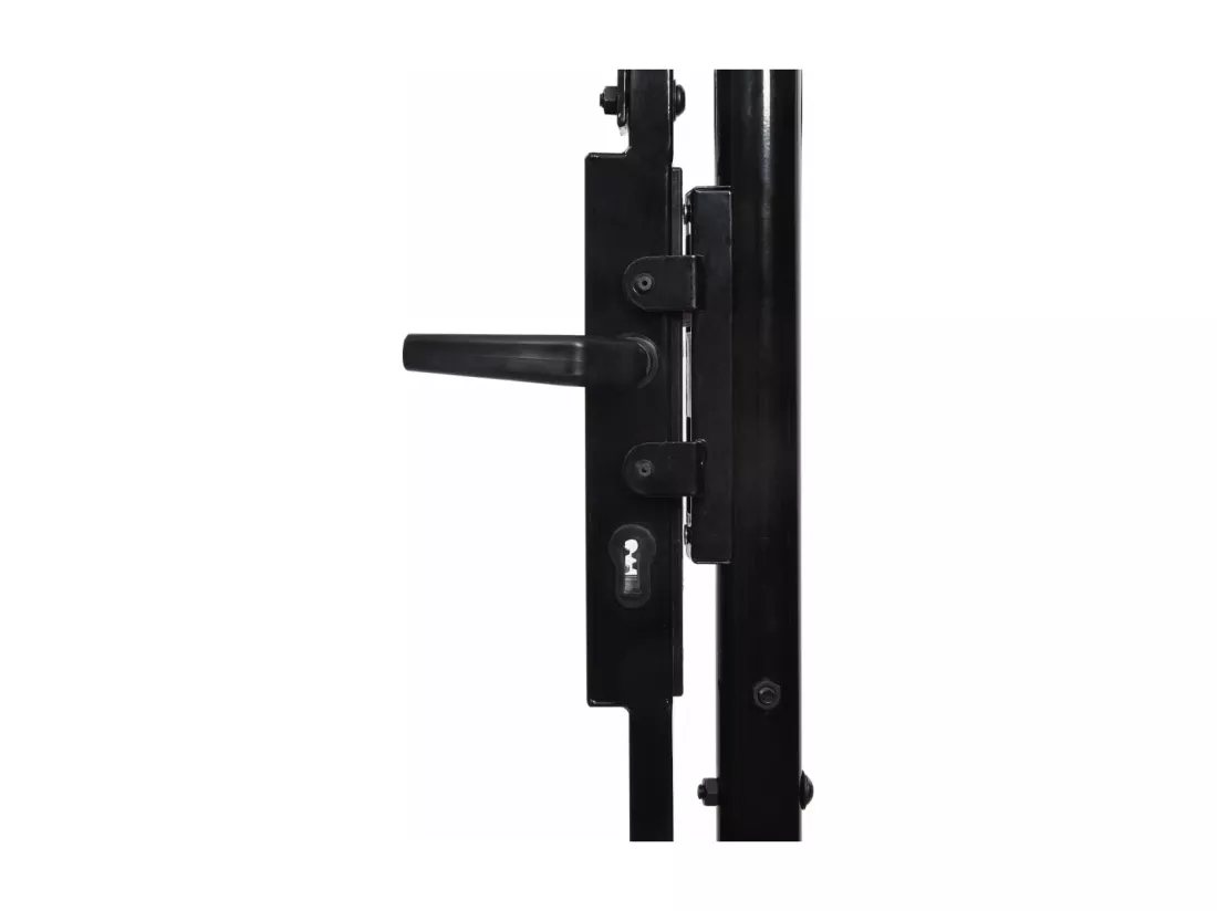 Portail de jardin Acier 2 x 4 m Noir