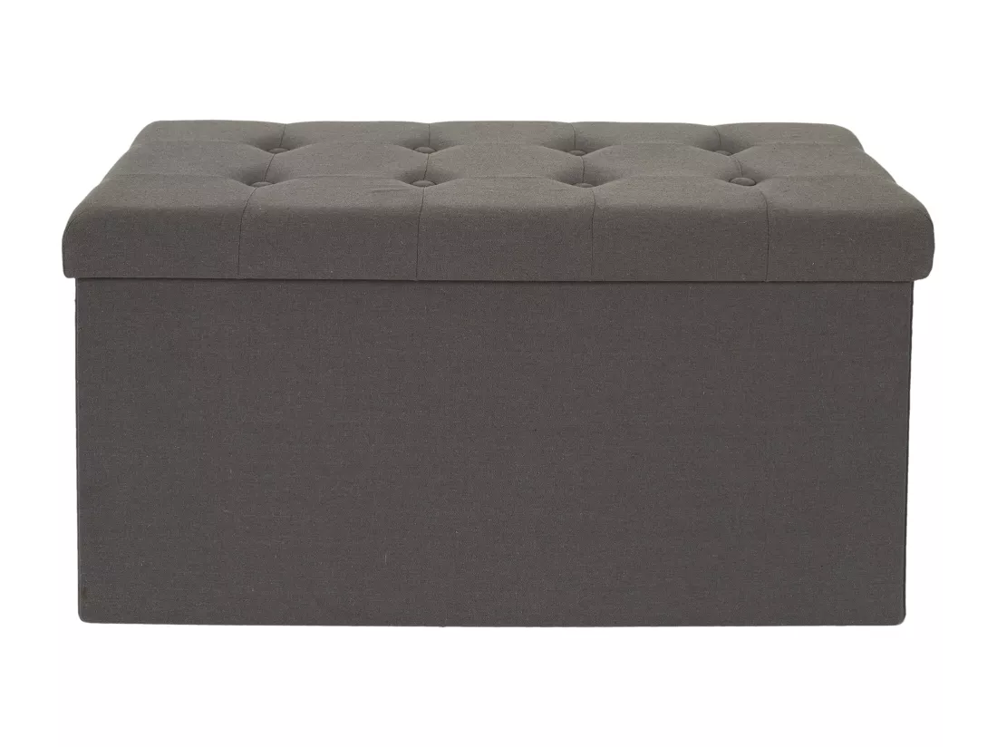 Coffre Banc Pliable Eleonor Gris
