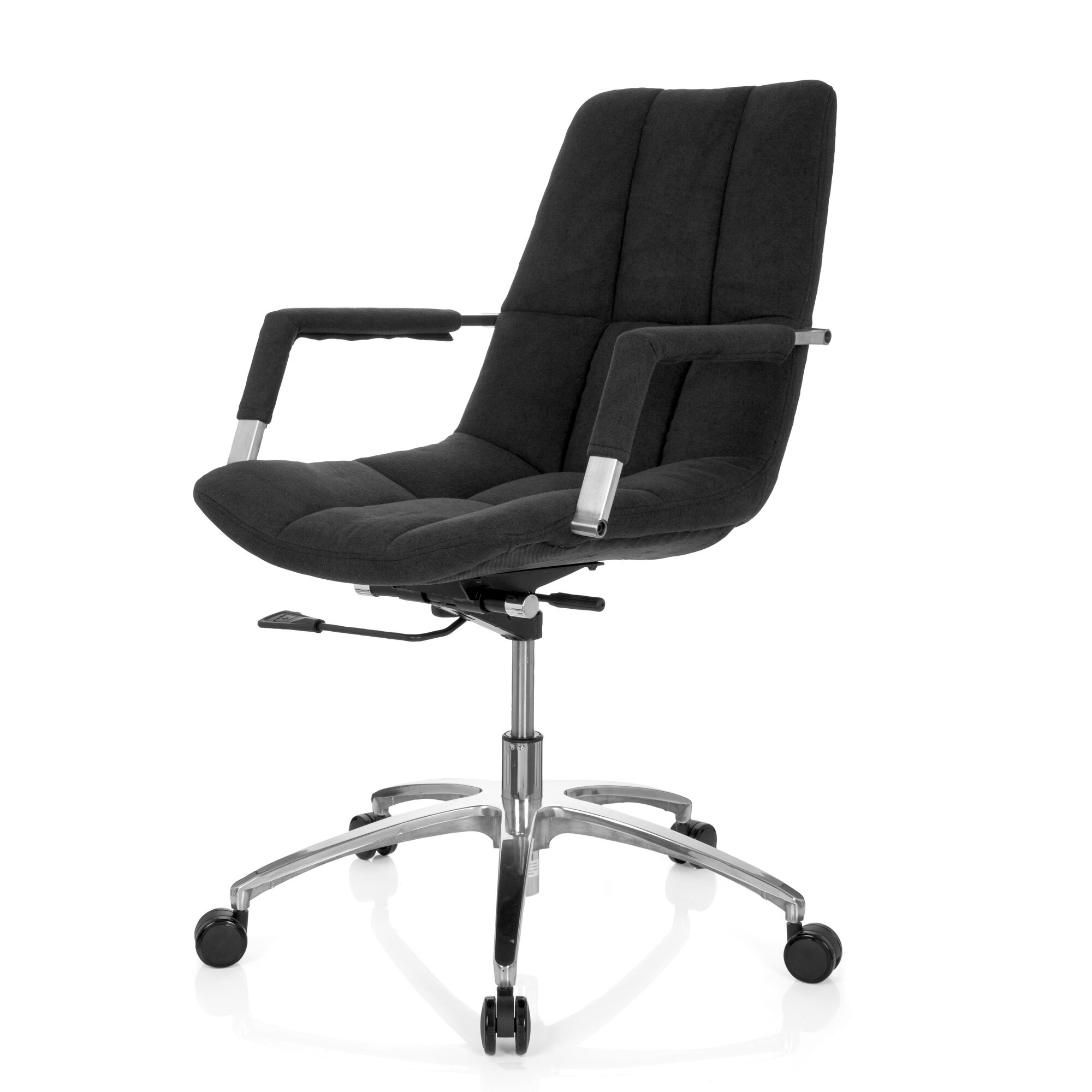Home Office Bürostuhl SARANTO Stoff mit Armlehnen hjh OFFICE