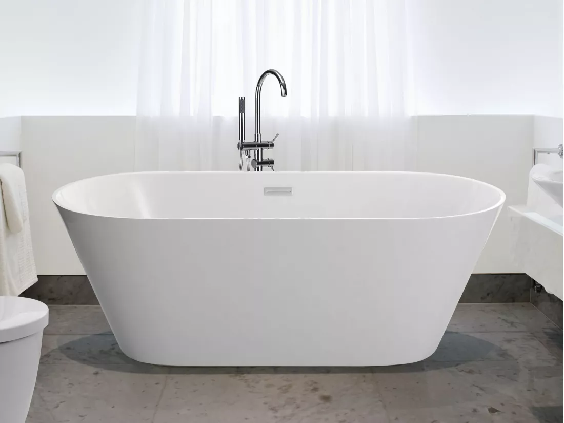 Baignoire îlot blanche 160 x 80 cm HAVANA