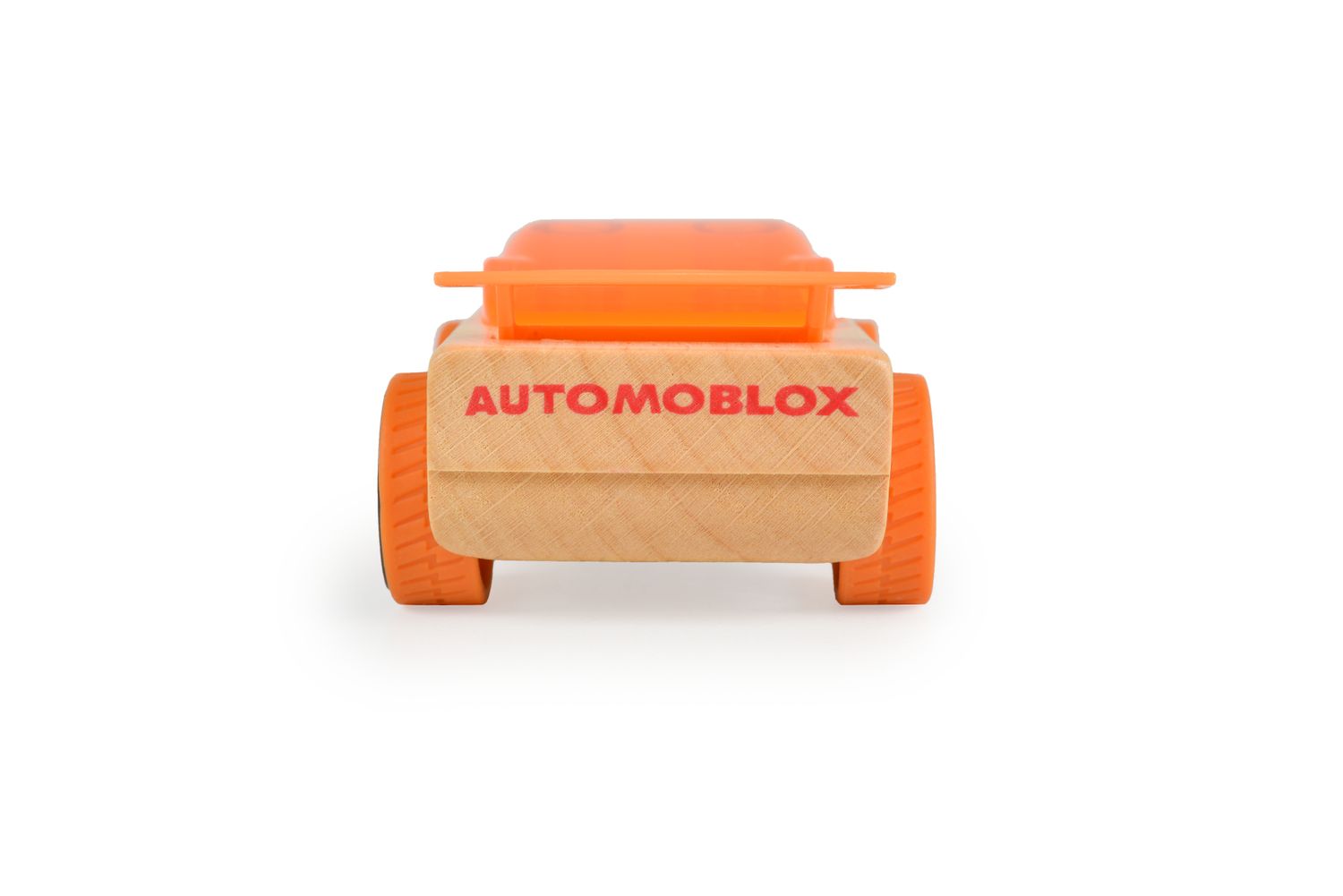 Moni Spielzeugautos Mini aus Buchenholz verschiedene Modelle, ab 4 Jahre orange
