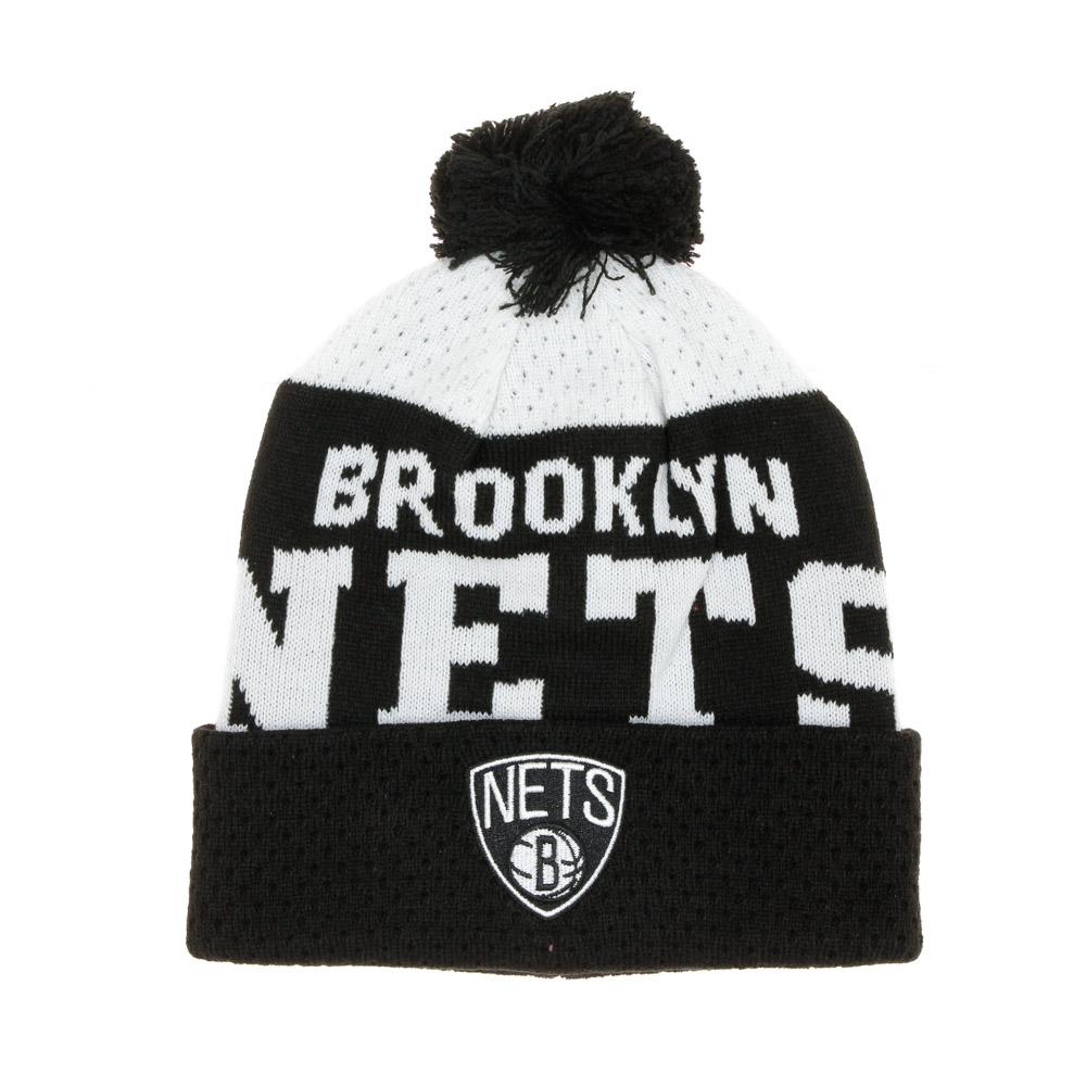 NBA Brooklyn Nets Bonnet Noir/Blanc Garçon NBA Collegiate