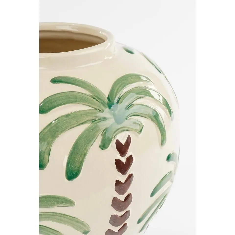Mica Decorations Paradiso Vaas - H32 x Ø26 cm - Keramiek - Off-white