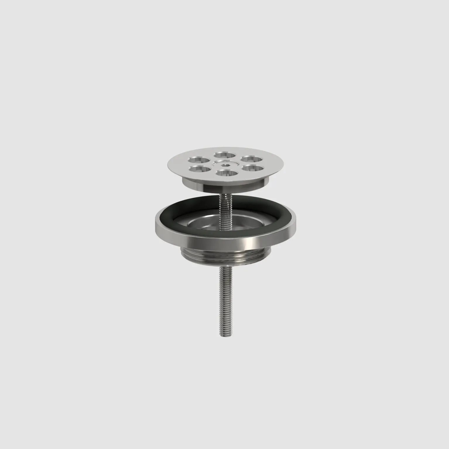 Clou Mini Wash Me afvoerplug RVS geborsteld