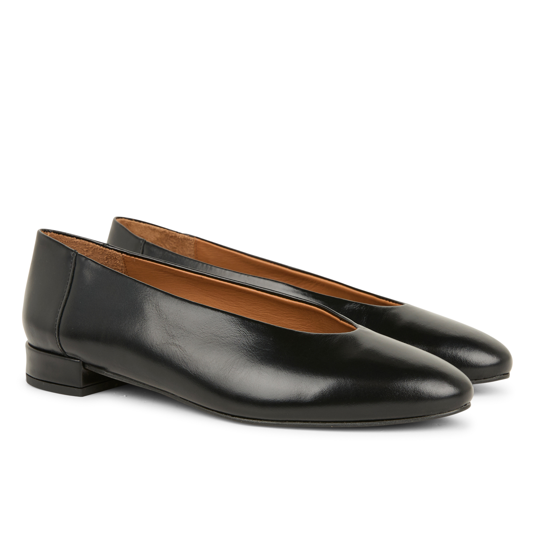CAMILA - Ballerines en cuir | Noir