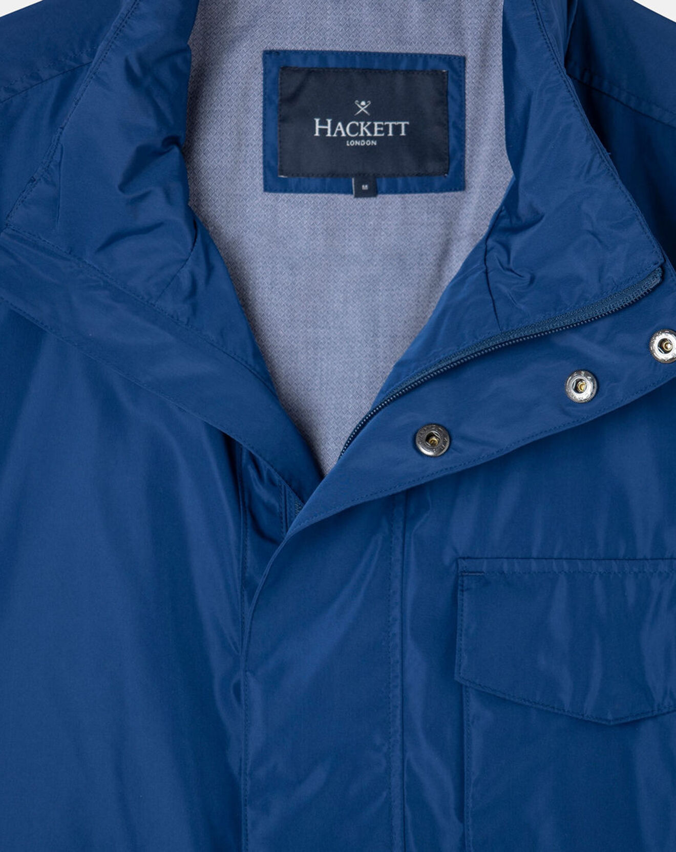 Hackett London Parka légère bleue