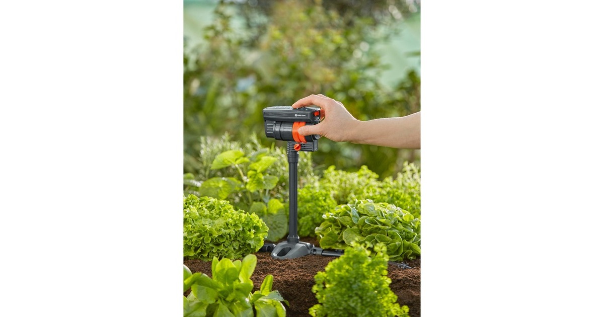GARDENAMicro-Drip-System Zwenksproeier OS 90 sproeier  (Donkergrijs/oranje)