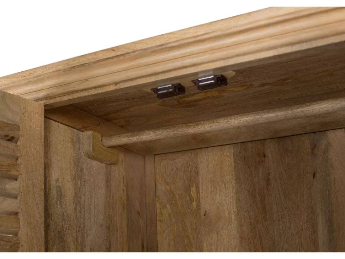 ARMOIRE EN BOIS DE MANGUIER Marrón.Giner y Colomer.190x50x150