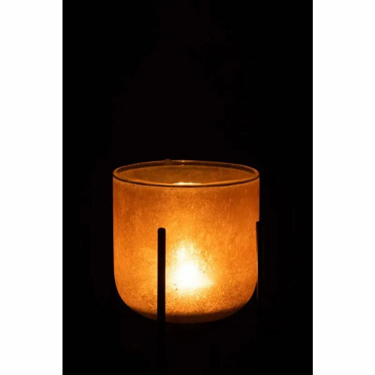 Paris Prix Photophore Astor - Ambre 16 cm