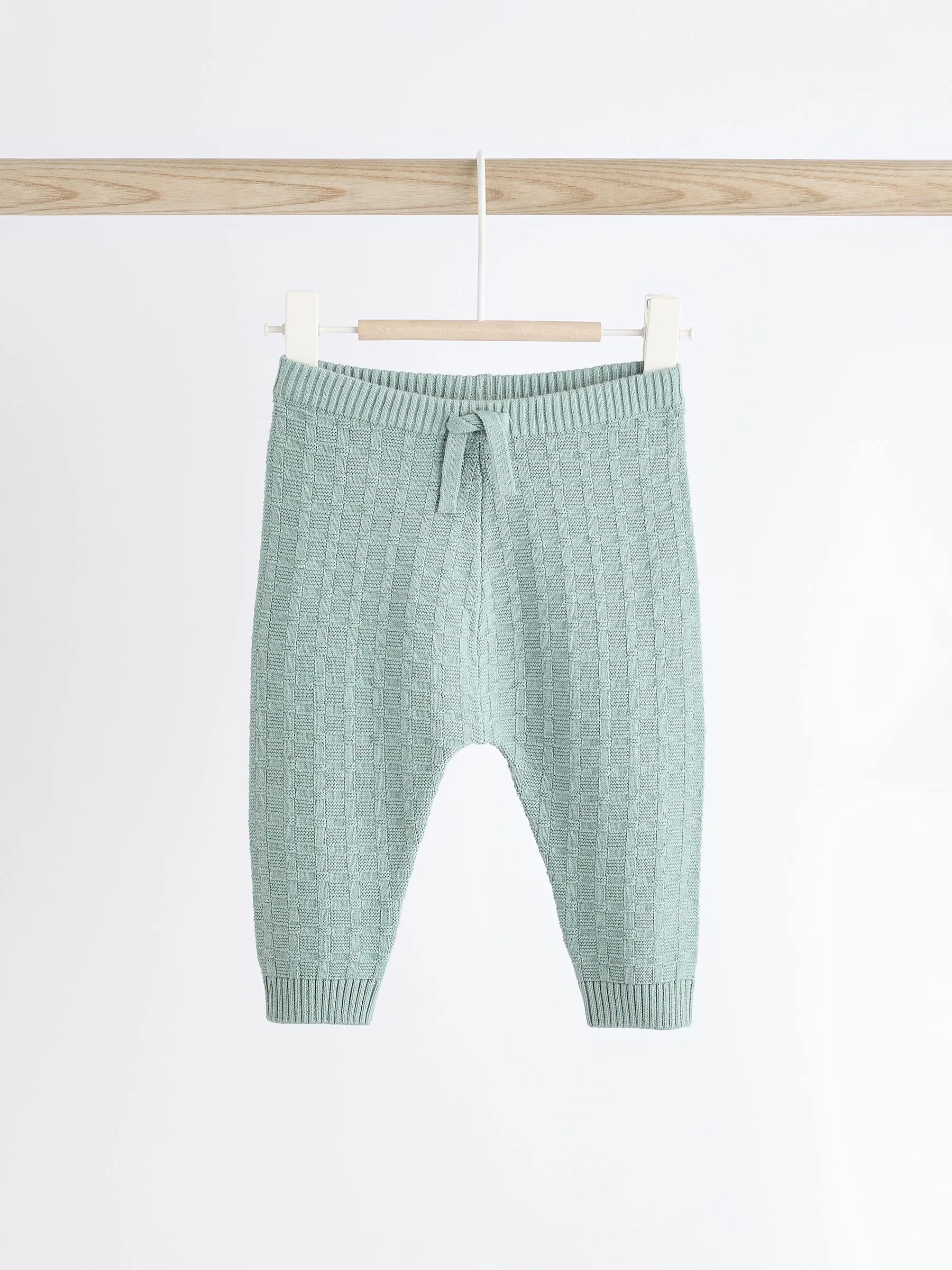 Mineraal - Babyset met gebreide trui en legging van 100% katoen met textuur (0mnd -3jr)