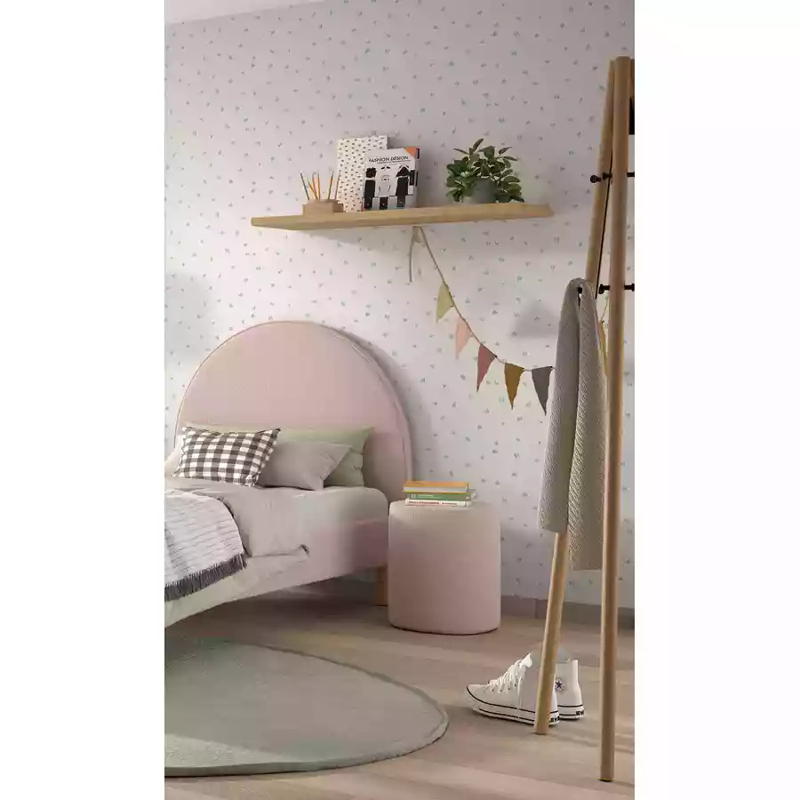 VIPACK Polsterhocker MOON rosa