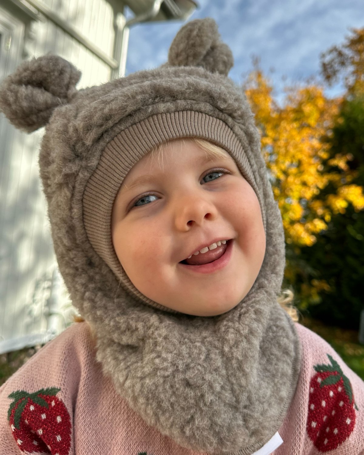 Balaclava Ull 2-Lags – Bamseører