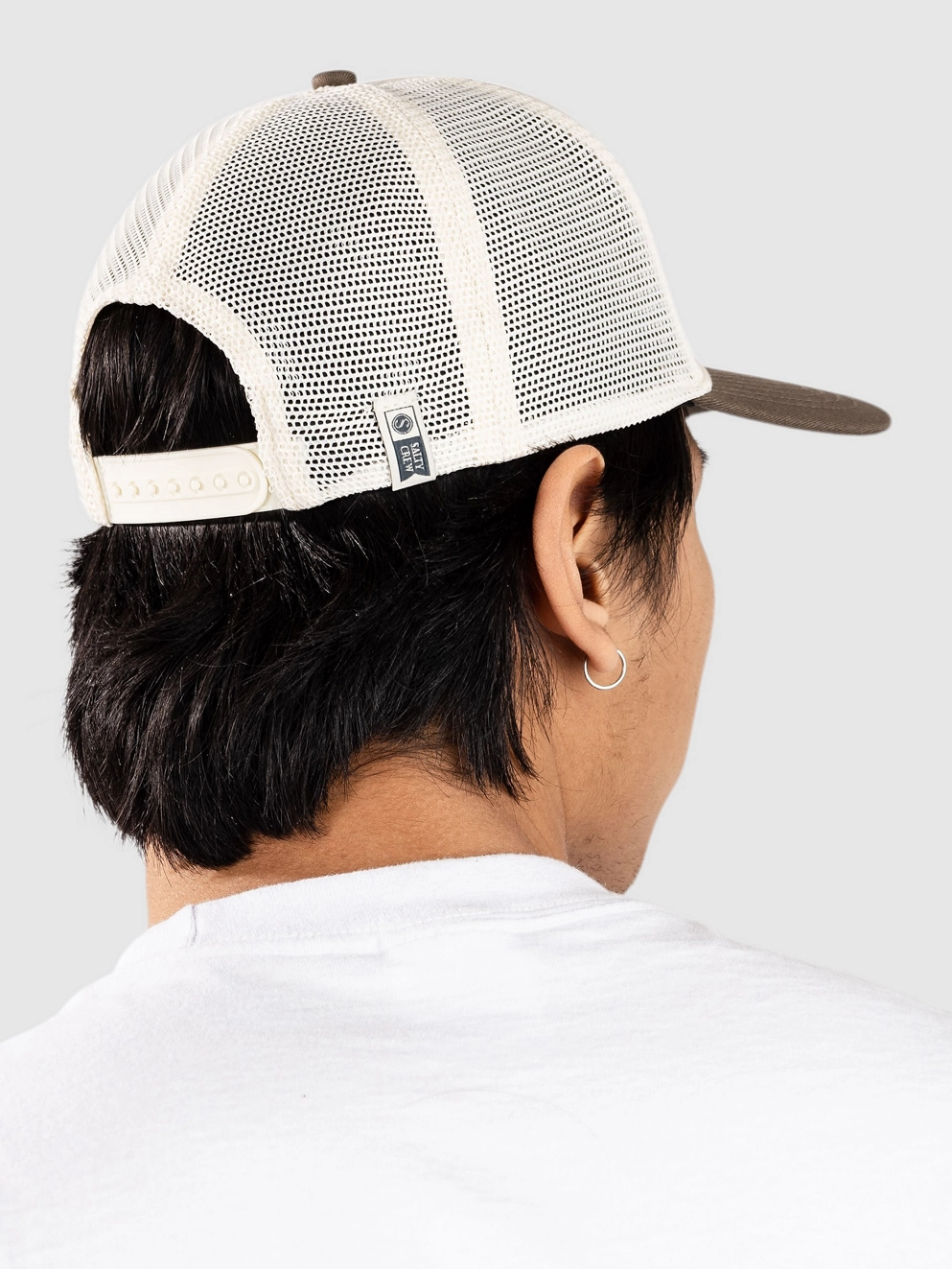 Salty Crew Wahoo Stamp Retro Trucker Cap oyster/olive