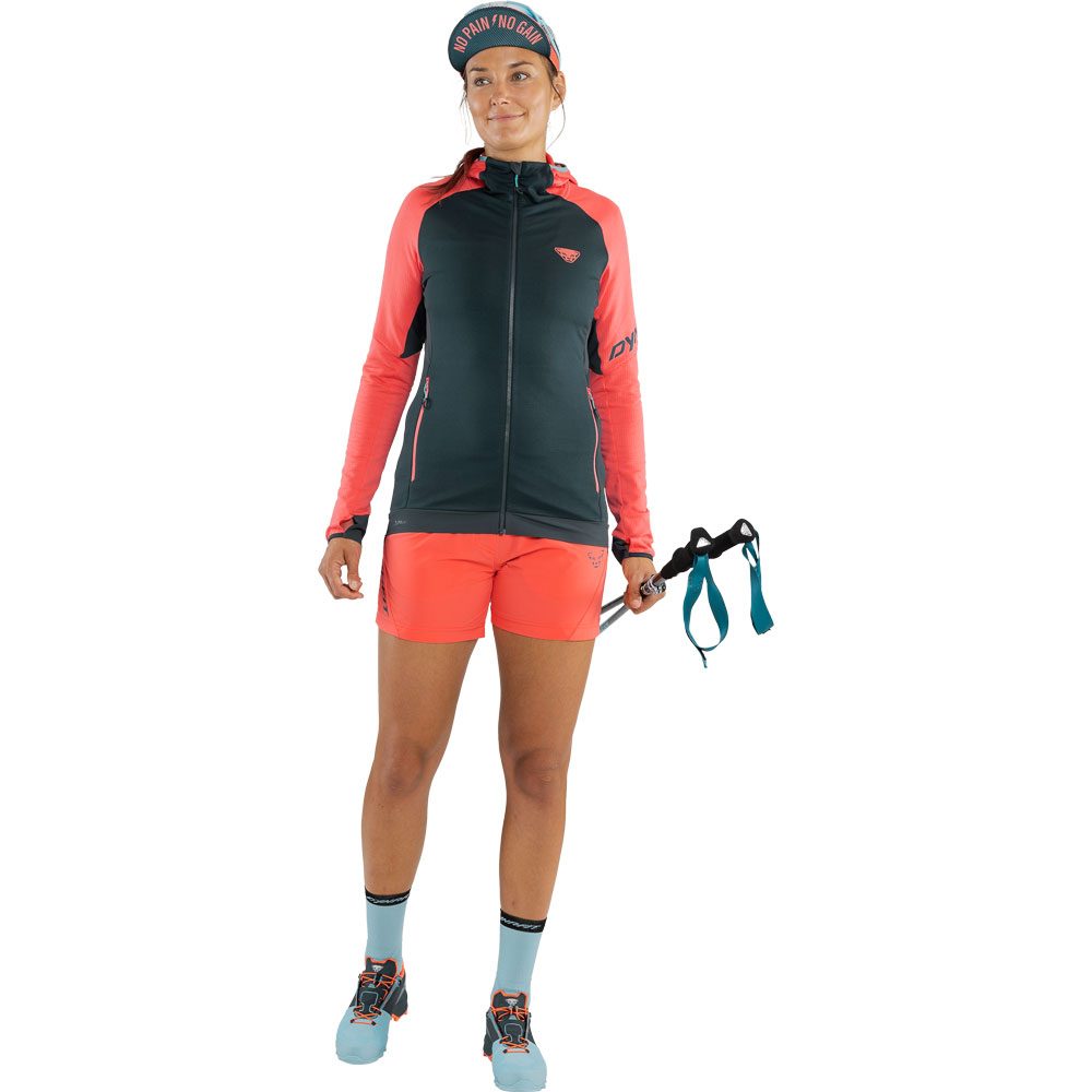 Dynafit Transalper Hybrid Shorts Damen hot coral