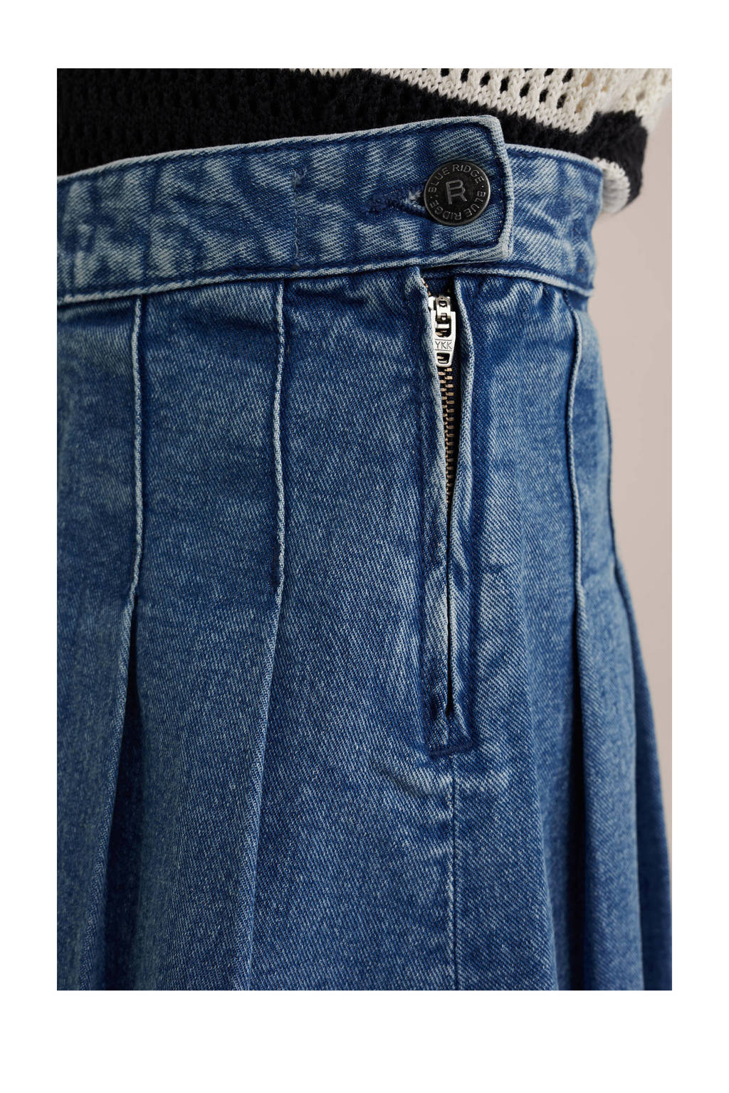 WE Fashion denim spijkerrok medium blue denim