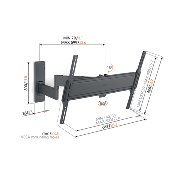 Vogel's TV-steun Full motion+ L - 40 t/m 77 inch