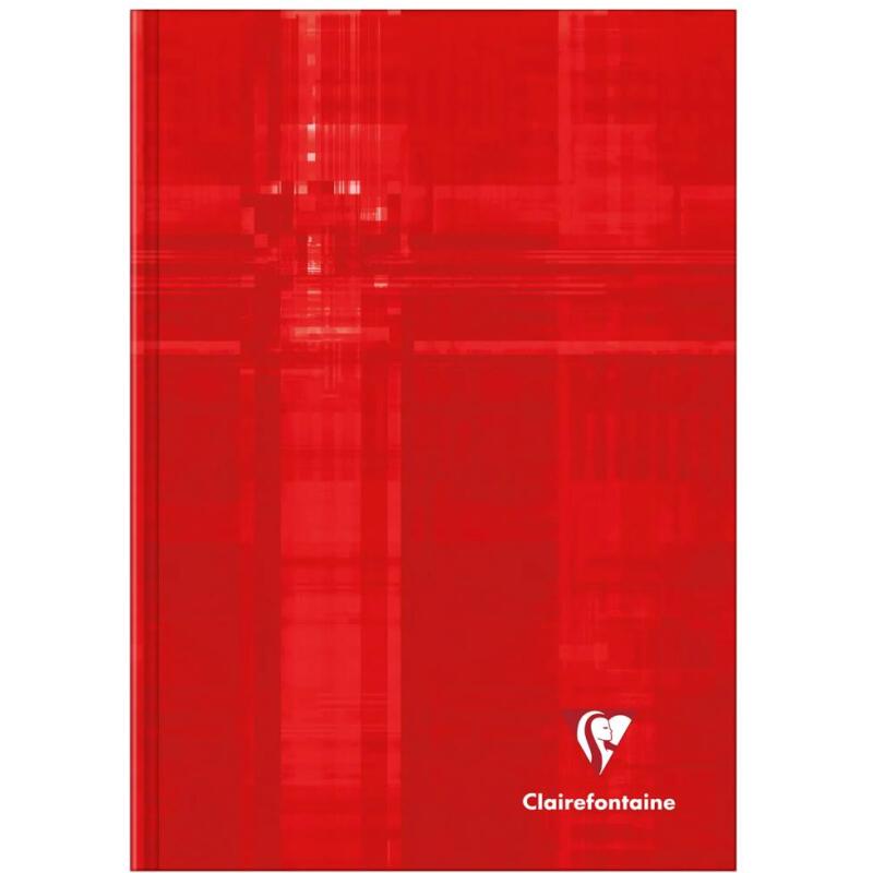 Carnet brochure rembordée rigide A5 96 feuilles lignées couleur aléatoire