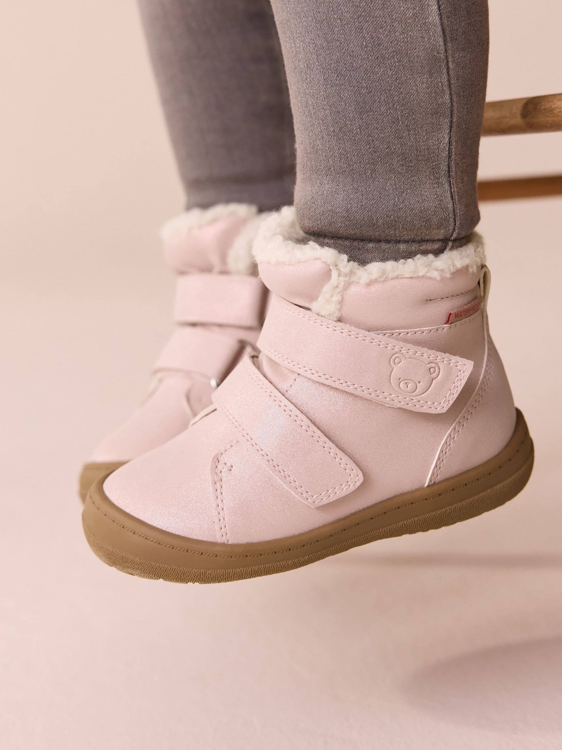 Roze - Waterproof Touch Fastening Boots