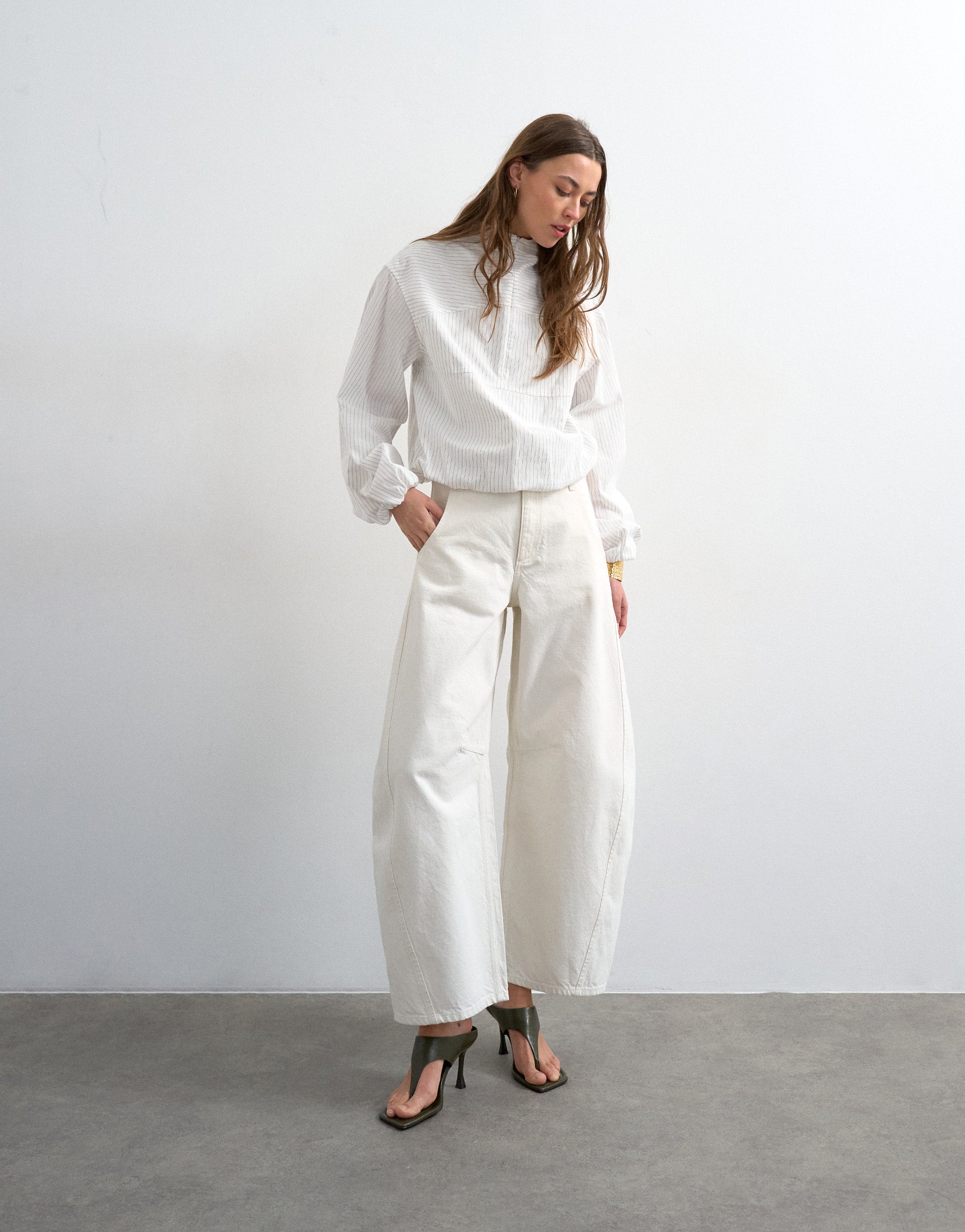 TSTILDA Mid rise Barrel fit Jeans