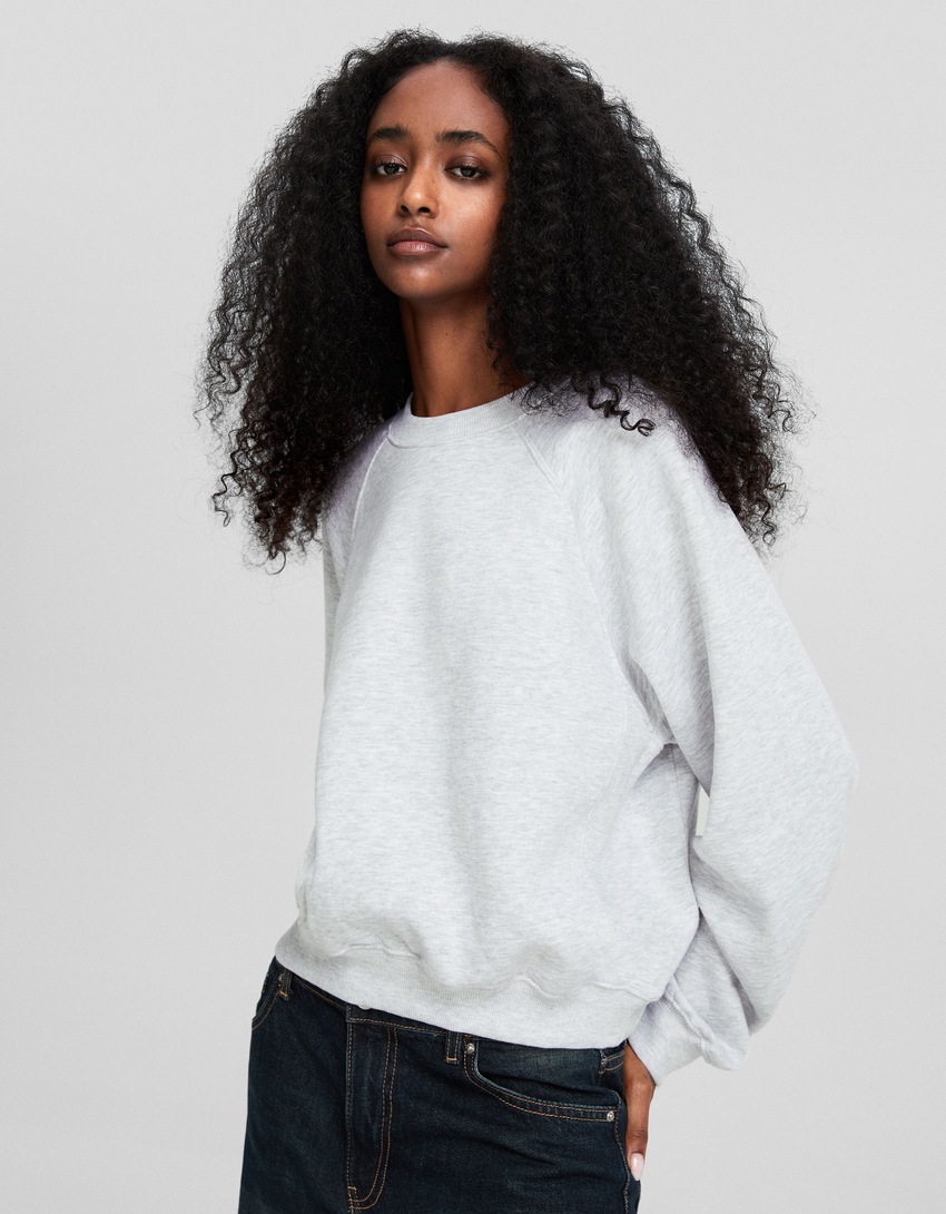 Pacote com 2 moletons raglan