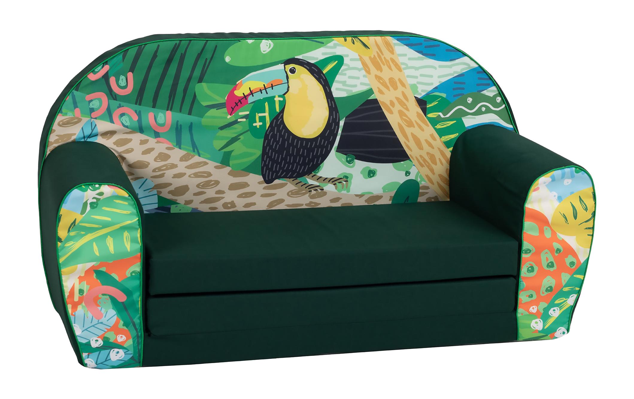 Kindersofa Jungle animalSofa mit niedlichem Motiv