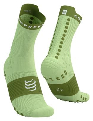 Chaussettes Compressport Pro Racing V4.0 Trail Vert