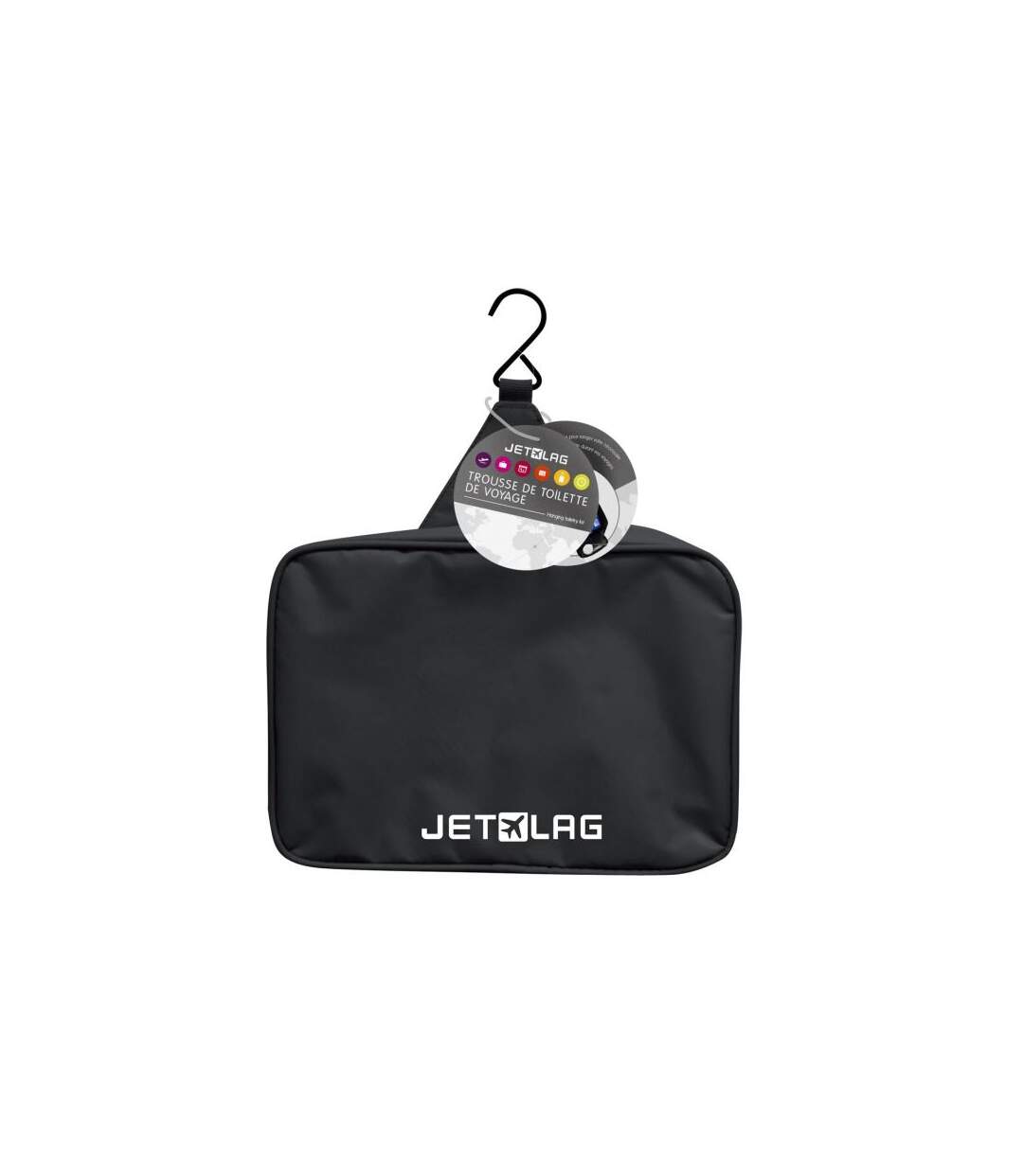 Paris Prix - Trousse De Toilette à Suspendre voyage 26cm Noir