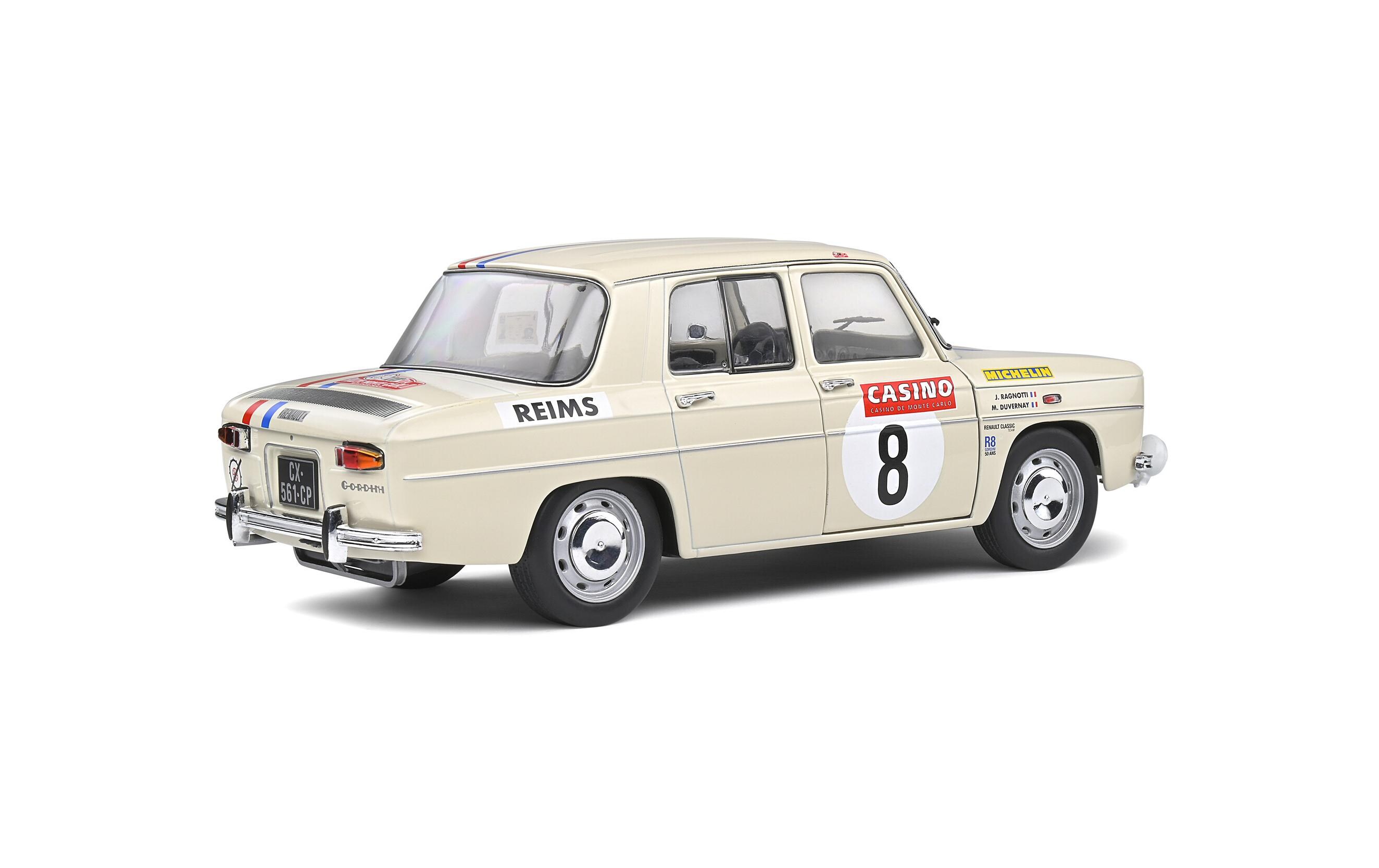Rally Renault 8 Gordini 1300 #8, 1:18Rally Monte-Carlo Historique 2014 Renault Gordini Sammlermodell