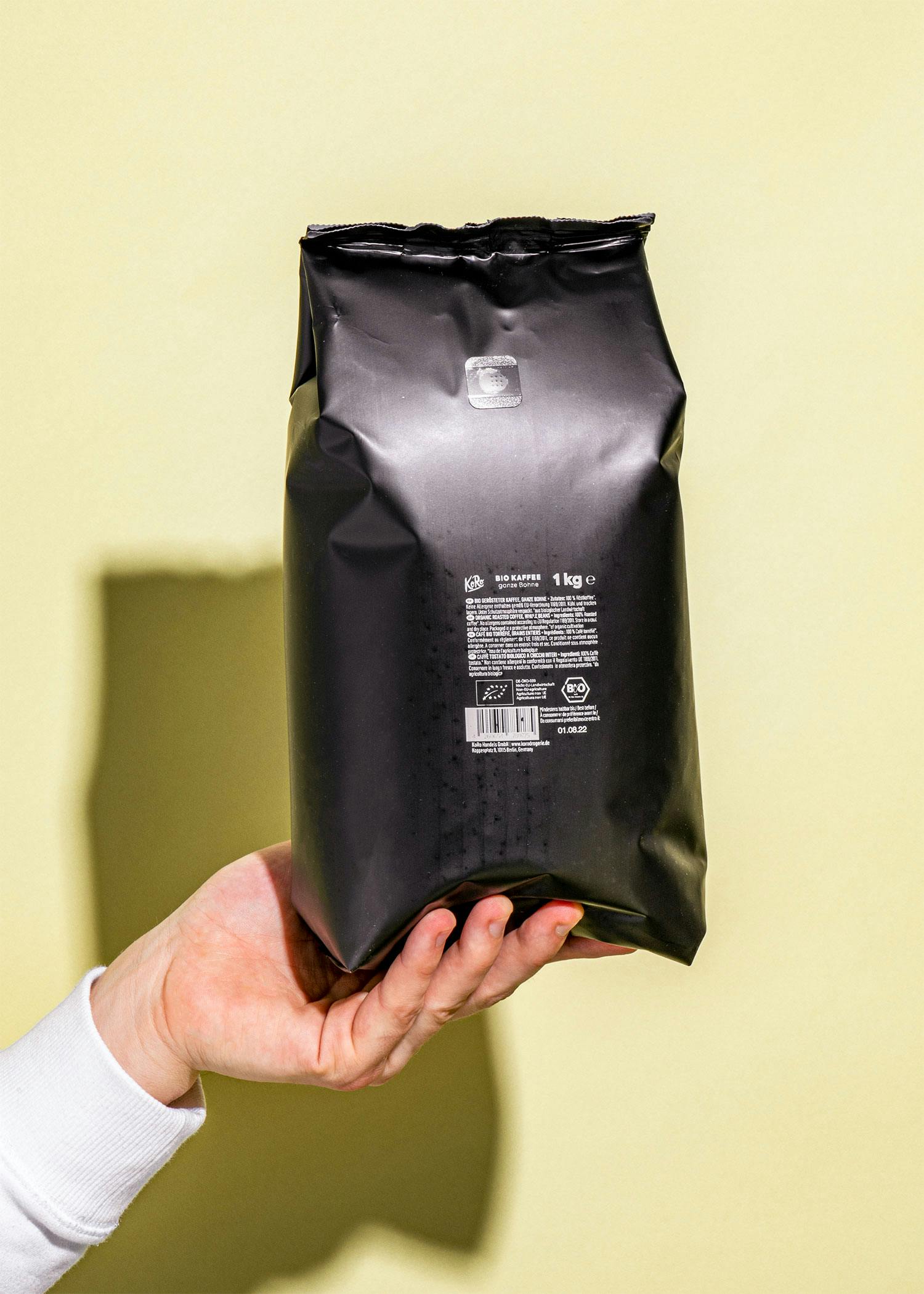 Bio Kaffee Crema ganze Bohne 1 kg