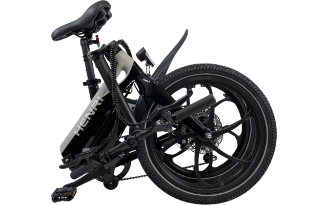 Blaupunkt Henri faltbares E-Bike 20 Zoll 250W schwarz/grau