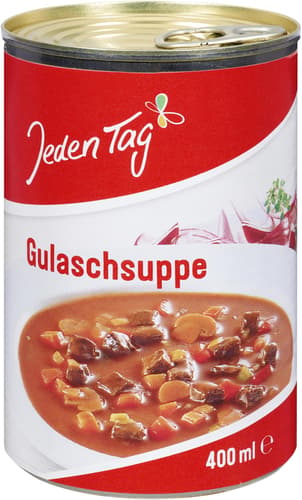 Jeden Tag Gulaschsuppe