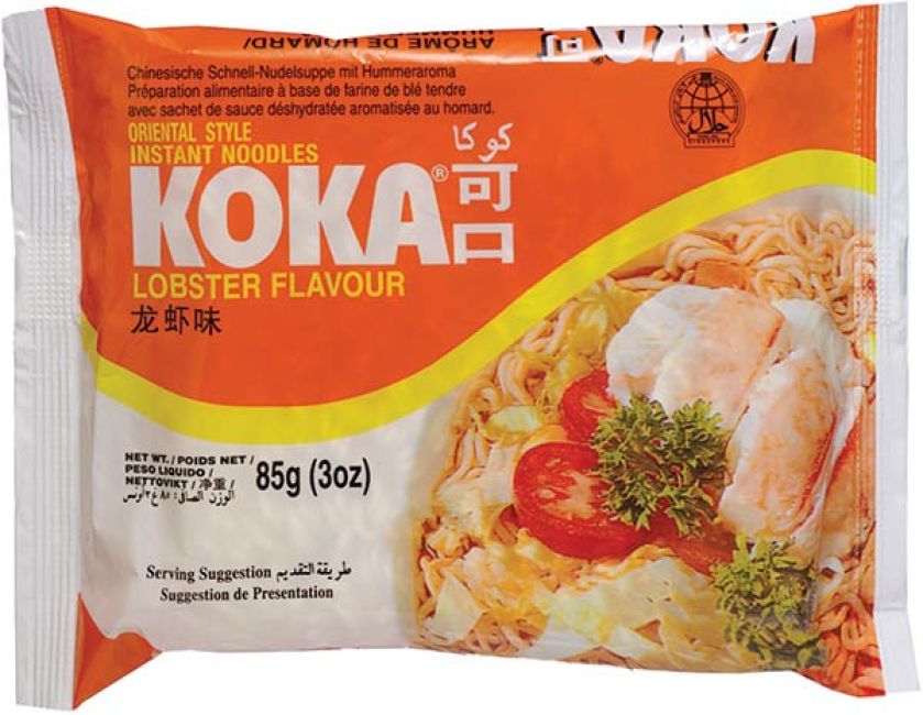 Koka Instant Noedels Kreeft Smaak 85g