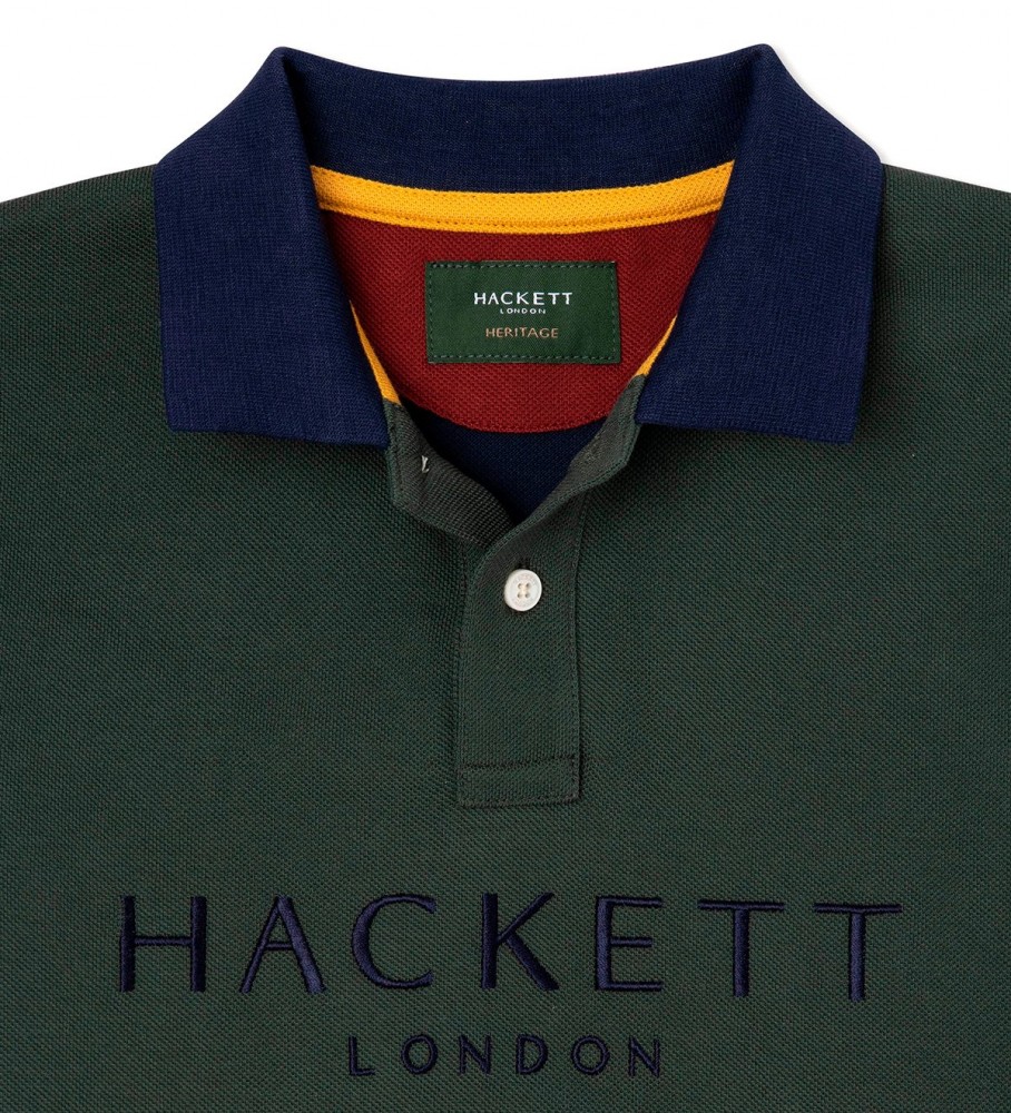 Hackett Polo Heritage Multi verde