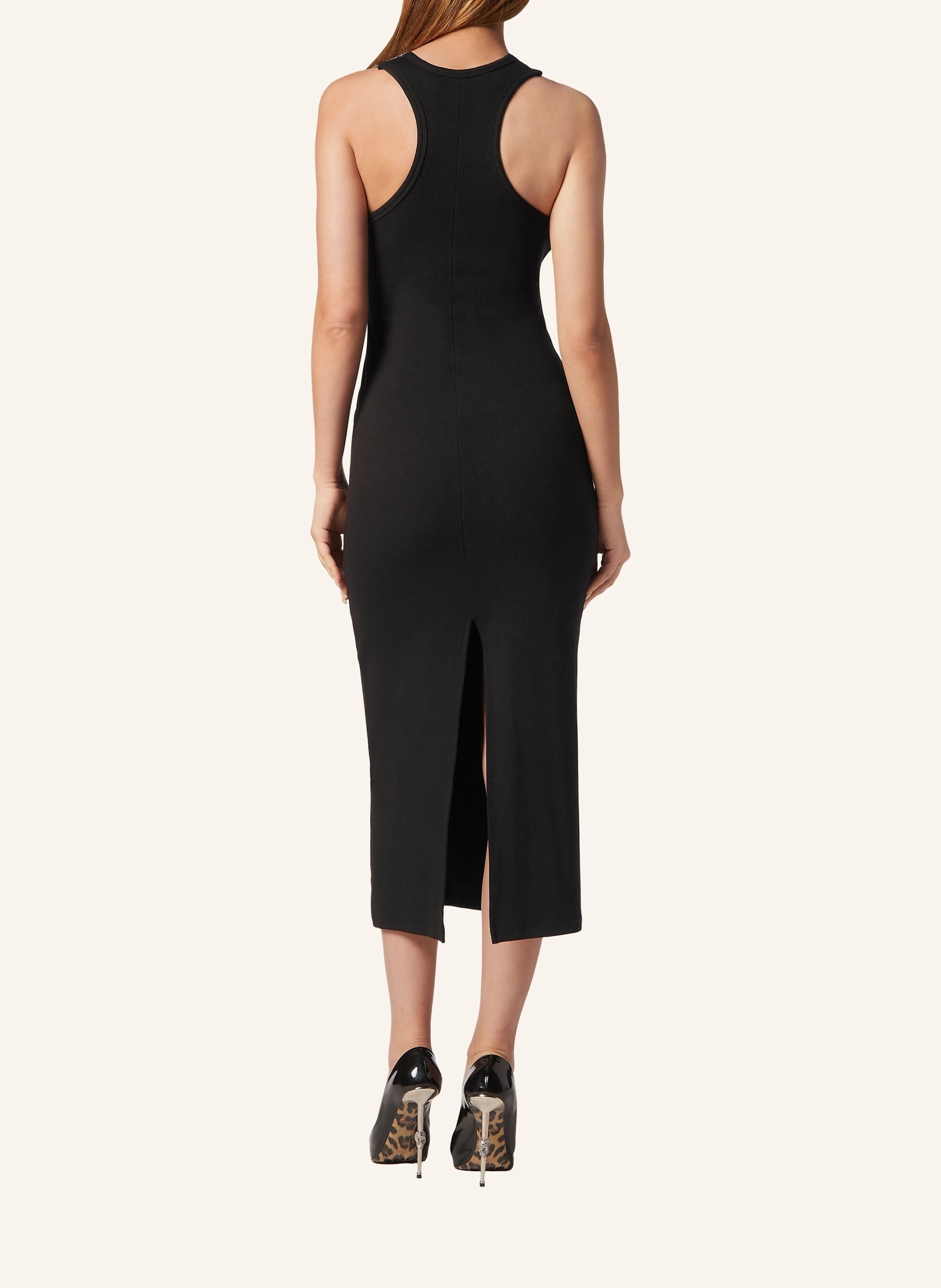 PHILIPP PLEIN Maxikleid mit Steinenbesatz