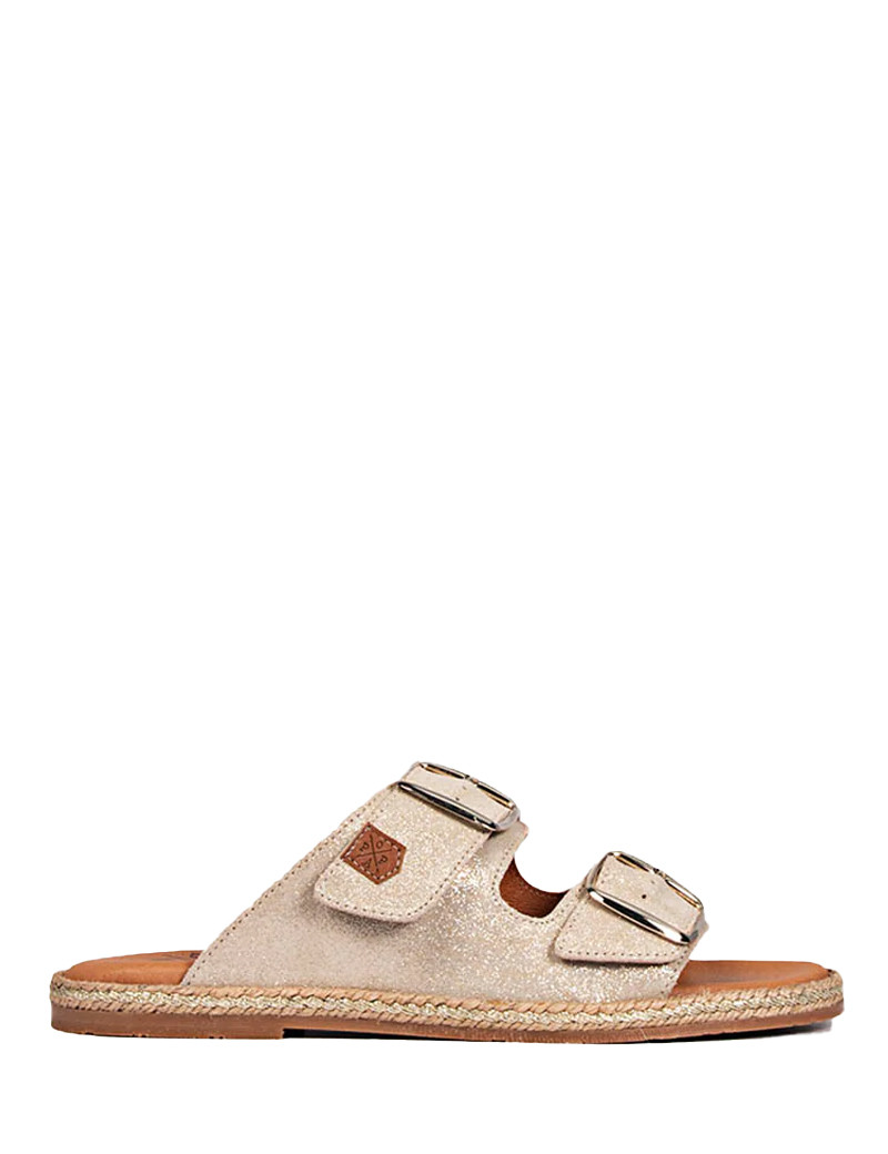 POPA MULES GALDANA CUIR OR