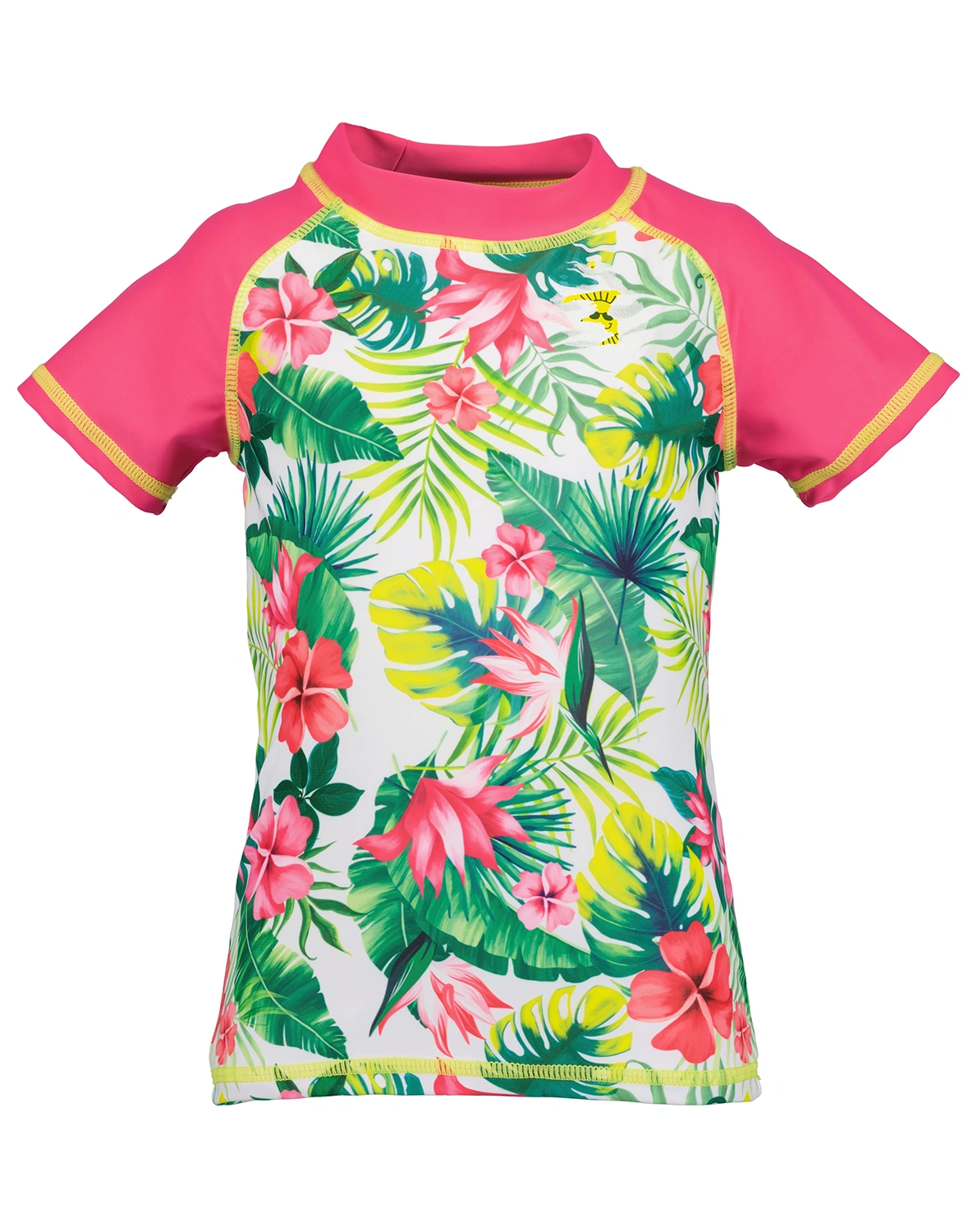 Badeshirt JUNGLE FLOWERS in bunt