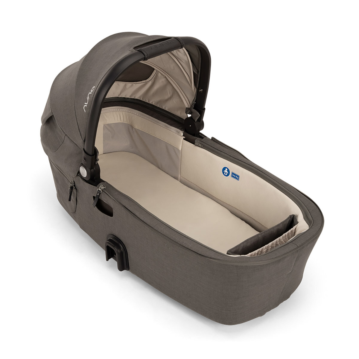 Nuna Nuna DEMI™ next Kinderwagen Granite 3in1 Set inkl. faltbare Babywanne und Babyschale Pipa Next i-Size Caviar/Handle Chocolate Kollektion 2024