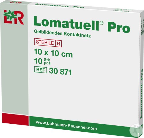 Lomatuell Pro Compresse Stérile Interface Gélifiante 10x10cm 10 Pièces (30871)