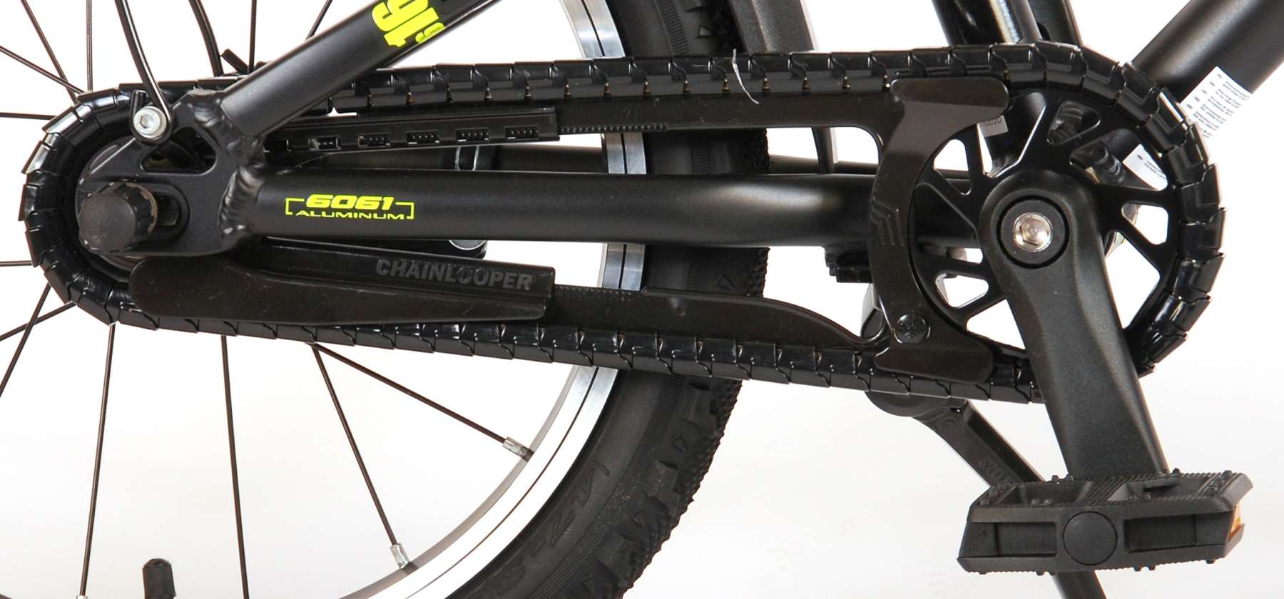 TPFSports Blaster Kinderfahrrad - Jungen - 16 Zoll - Rücktritt + Handbremse - Schwarz