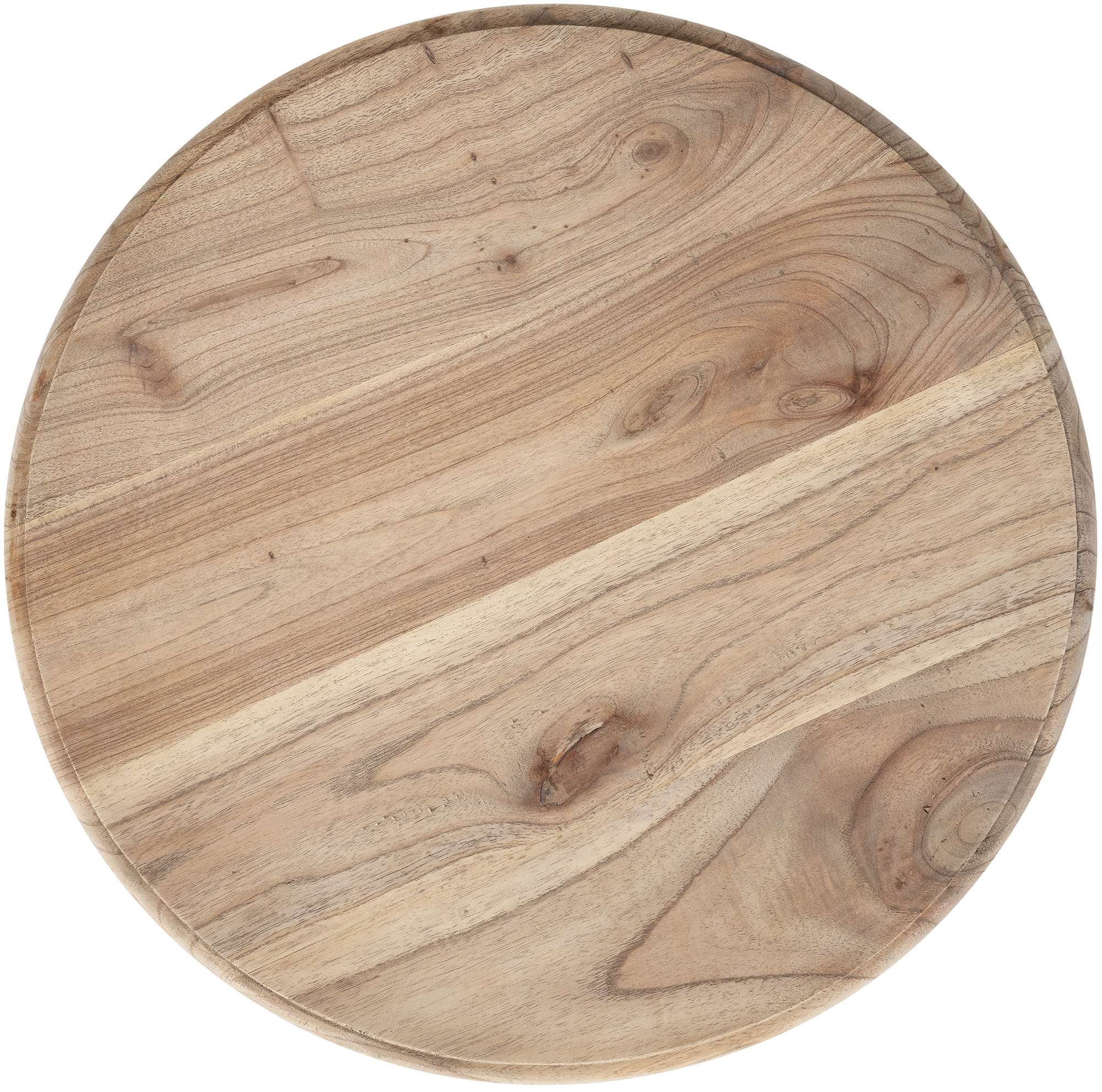 CLP Beistelltisch Wiva I Runder Holz Tisch Für Ihr Wohnzimmer I Perfekt Für Couch Und Bett 50x50 CM I Stabil Und Robust