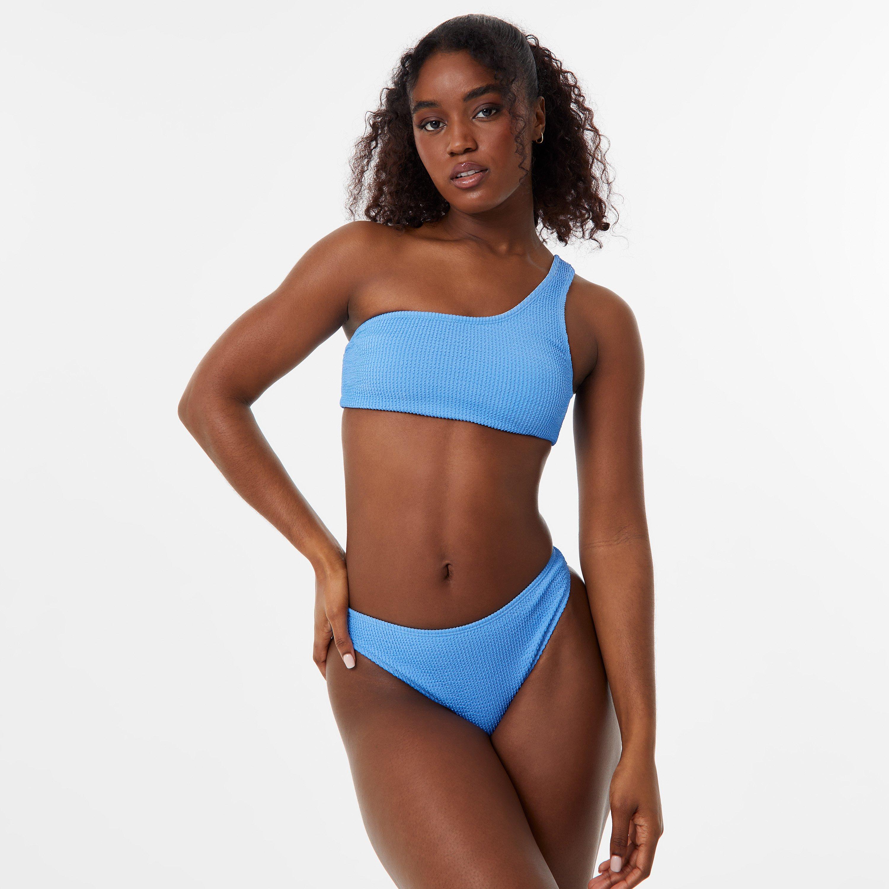 Jack Wills JW Asymmetric Crinkle Bikini Top