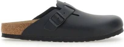Birkenstock slipper BOSTON Black narrow Naturleder Smooth Leather