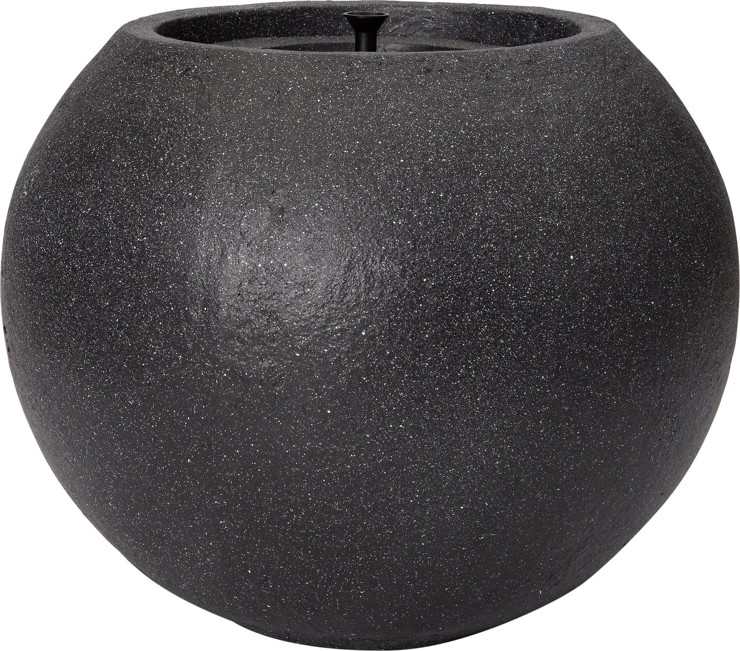 Intratuin waterornament solar zwart D 44 H 34,5 cm