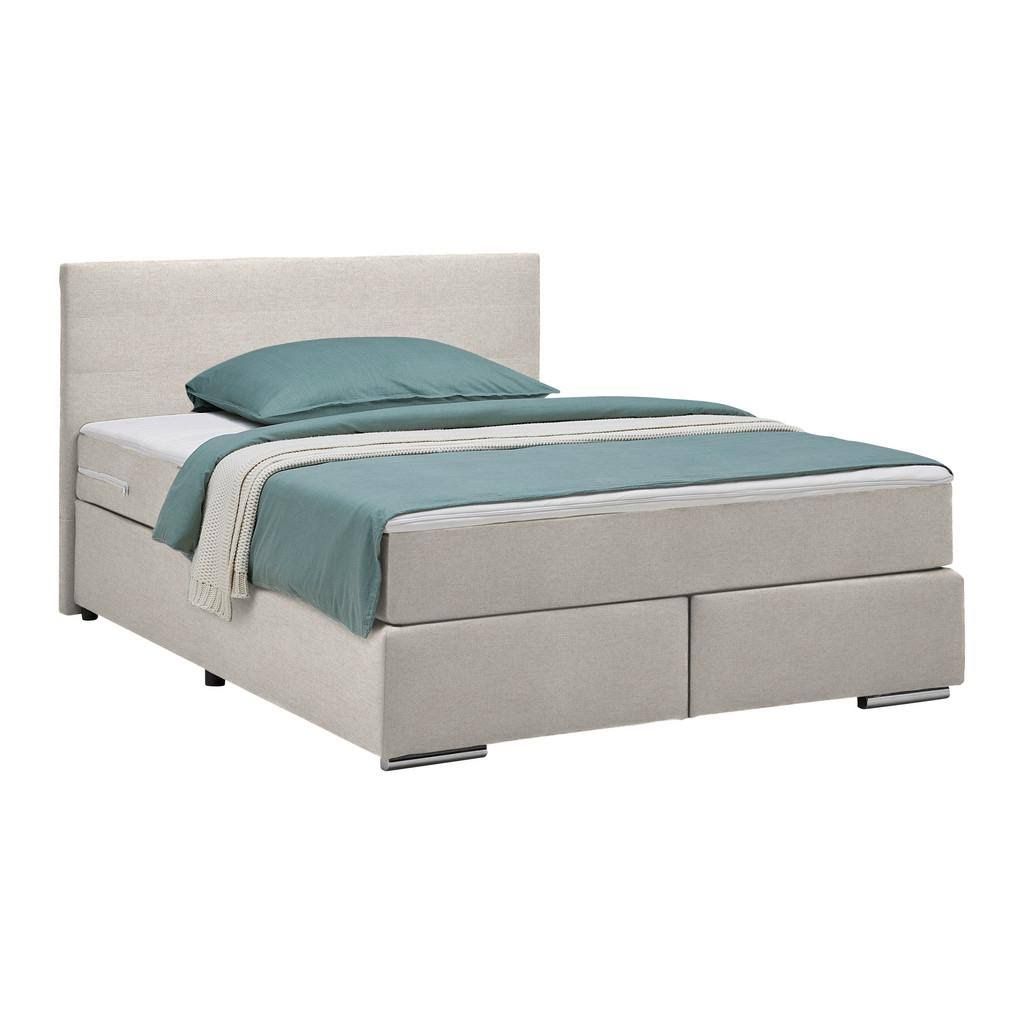 Boxspringbett Palermo in Anthrazit ca. 140x200cm