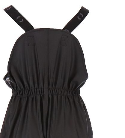 Mikk-Line Regenhose m. Träger - PU - Schwarz