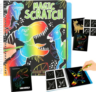 Dino World - Magic Scratch Bog - Depesche - Bog