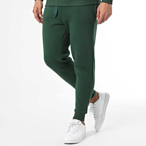 Ensemble Sweat Capuche Et Pantalon Jogging Vert Foncé