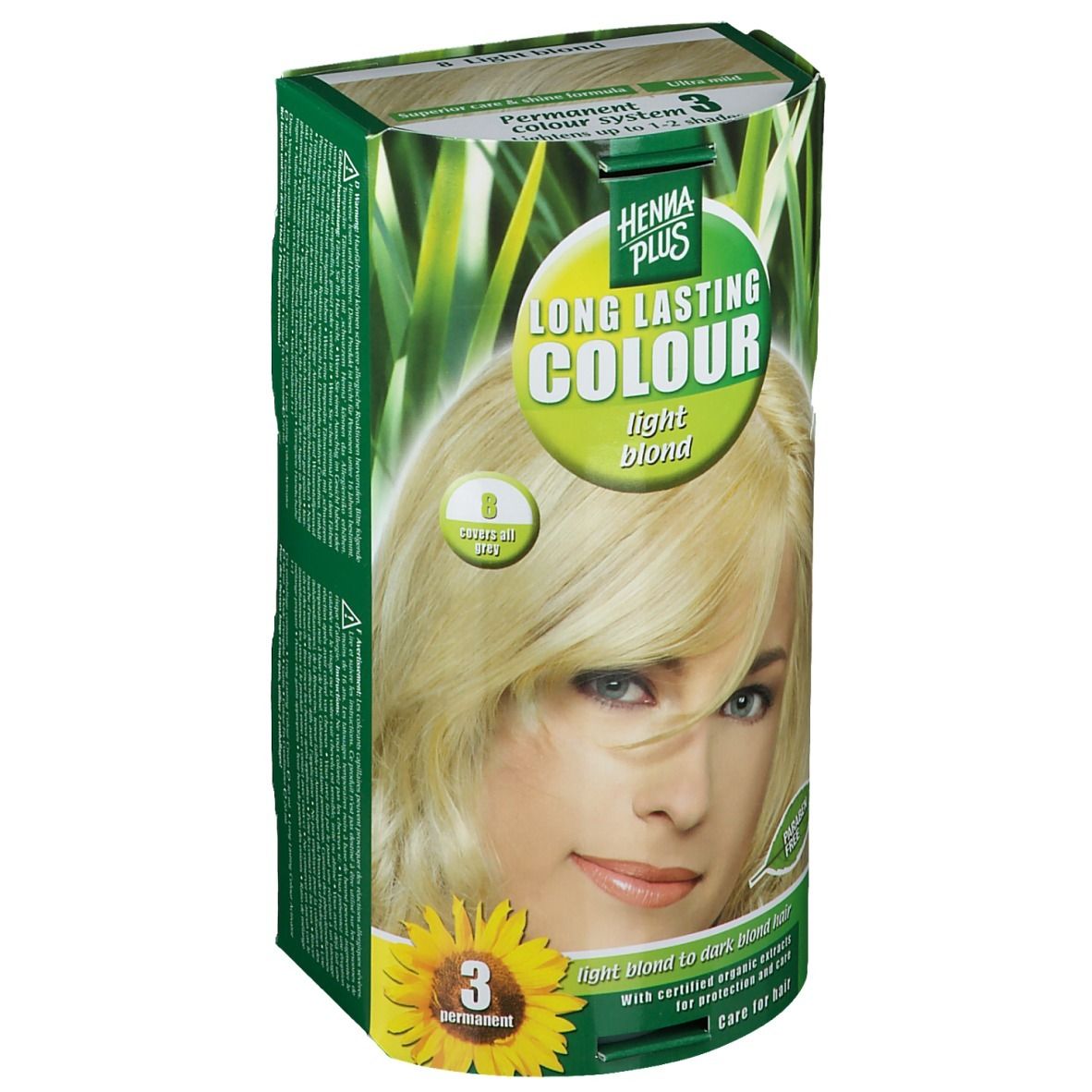 Hennaplus Long Lasting Light Blond 8