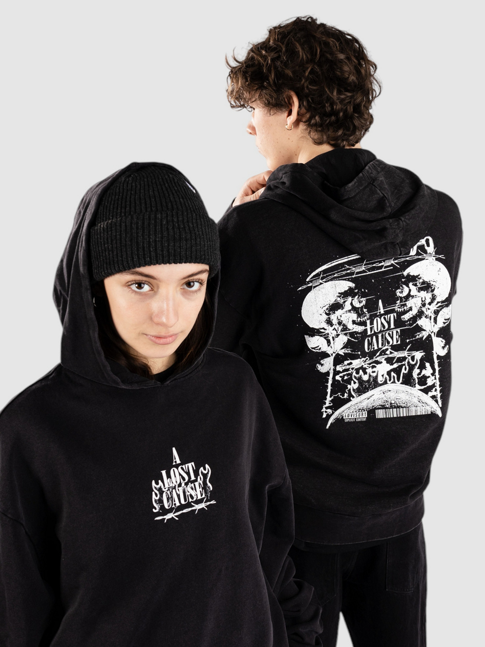 A Lost Cause Rebirth Vintage Hoodie vintage black